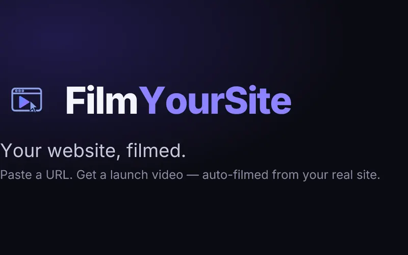 Screenshot of the AI Video Maker website