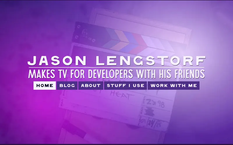 Screenshot of the Jason Lengstorf website